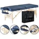 Master Massage Coronado - Mesa de masaje portátil Pro Pack: altura ajustable, capacidad de trabajo de 750 libras y amort