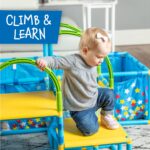 Juego de gimnasio Active Play, 1, Rojo/Verde