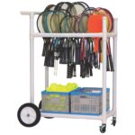 Champion Sports ATRCT - Raqueta/bola de ABS resistente, 32.5 x 19 x 35 pulgadas, color blanco