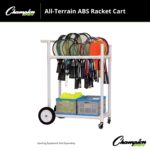 Champion Sports ATRCT - Raqueta/bola de ABS resistente, 32.5 x 19 x 35 pulgadas, color blanco