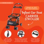 Base para carriola universal Baby Trend Snap n Go SG13105 compatible con portabebé para auto
