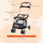 Base para carriola universal Baby Trend Snap n Go SG13105 compatible con portabebé para auto