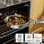 Batería de cocina de acero inoxidable Groupe SEB All Clad D5 11644896638 de 5 capas 5 piezas plateado apto para inducció