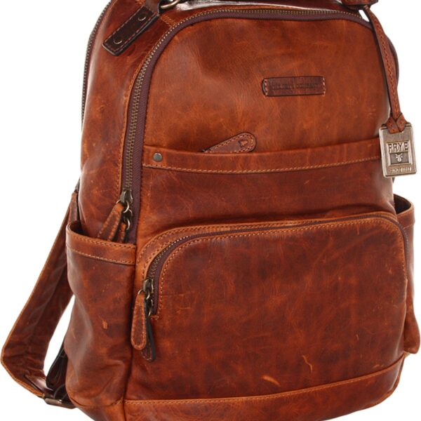 FRYE Logan mochila para hombre, talla única , Coñac
