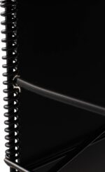 Dispensador de Tazas y Tapas San Jamar Wireworks C8504WFD 3 ranuras taza 1 organizador tapa plastico negro 8.25x20.5x27.