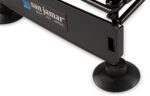 Dispensador de Tazas y Tapas San Jamar Wireworks C8504WFD 3 ranuras taza 1 organizador tapa plastico negro 8.25x20.5x27.