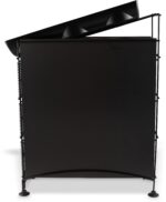 Dispensador de Tazas y Tapas San Jamar Wireworks C8504WFD 3 ranuras taza 1 organizador tapa plastico negro 8.25x20.5x27.