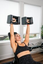 PowerBlock Elite EXP - Mancuernas ajustables, se venden en pares, etapa 1, mancuernas de 5 a 50 libras, construcción de