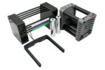 PowerBlock Elite EXP - Mancuernas ajustables, se venden en pares, etapa 1, mancuernas de 5 a 50 libras, construcción de