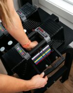 PowerBlock Elite EXP - Mancuernas ajustables, se venden en pares, etapa 1, mancuernas de 5 a 50 libras, construcción de