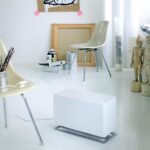 Humidificador evaporativo Stadler Form Oskar Grande O-040A 1.58 gal 1077 pies cuadrados filtro V4 LED regulable silencio