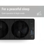 Humidificador evaporativo Stadler Form Oskar Grande O-040A 1.58 gal 1077 pies cuadrados filtro V4 LED regulable silencio