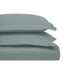 Juego de funda de edredon algodon egipcio 1200 hilos color solido Home City Inc 1200KCDC SLTL talla King ropa de cama su
