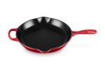 Sartén de Hierro Fundido Esmaltado Le Creuset Signature LS2024-3067 Mango de Hierro 30 cm 11.75 Pulgadas Rojo Cereza