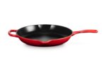 Sartén de Hierro Fundido Esmaltado Le Creuset Signature LS2024-3067 Mango de Hierro 30 cm 11.75 Pulgadas Rojo Cereza