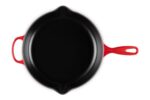 Sartén de Hierro Fundido Esmaltado Le Creuset Signature LS2024-3067 Mango de Hierro 30 cm 11.75 Pulgadas Rojo Cereza