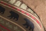 Juego de ropa de cama 5 piezas Carstens Bear Country JB4002-5 tamaño King con edredón fundas de almohada y accesorios