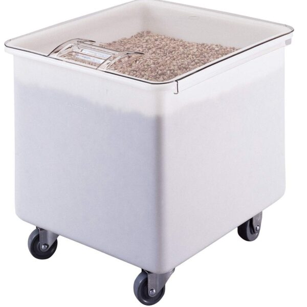 Contenedor de ingredientes Cambro IB32148 32 galones blanco plástico para uso en cocina comercial