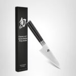 Shun Cutlery - Cuchillo clásico asiático multipreparación de 4.5 pulgadas, auténtico, cuchillo de deshuesado japonés hec