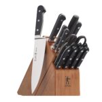 HENCKELS Classic Razor-Sharp - Juego de bloques de cuchillos de 16 piezas, cuchillo de chef, cuchillo de pan, diseño ale