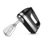 Batidora de Mano KitchenAid KHM926OB 9 velocidades negro ónix 100 vatios accesorios Turbo Beater II ganchos de masa vari