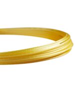 Luxilon 4G Rough 125 - Cuerda de tenis (656.2 ft, color dorado)