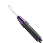 Zeus Deluxe Twilight Violet Wand Kit – Vibrador de varita iluminada con 5 electrodos – Varita violeta de alta frecuencia