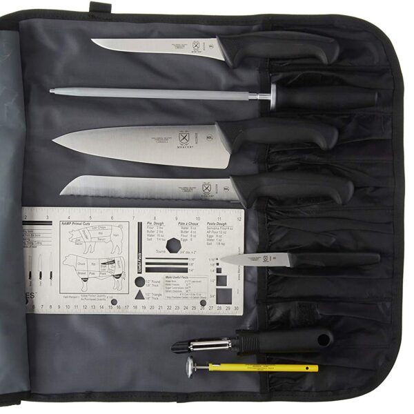 Mercer Culinary Partners in Education Millennia - Kit de escuela culinaria (13 piezas), color negro Mercer Tool Corp. M4