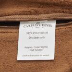 Juego de edredón rústico Carstens JB1701-5 felpilla tejida Cimarron estilo occidental 5 piezas Full Queen