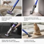 Aspiradora Inalámbrica Dyson V11 Origin 481771-01, 185 AW, 3 Modos de Potencia, Hasta 60 Min, Filtro HEPA, Apta para Mas