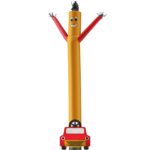 LookOurWay Air Dancers - Accesorio inflable para hombre, 16 pies (sin soplador), amarillo, rojo