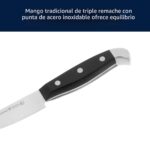 Juego de cuchillos de cocina con bloque Henckels Statement 13550-005 de 15 piezas mango blanco