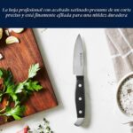 Juego de cuchillos de cocina con bloque Henckels Statement 13550-005 de 15 piezas mango blanco