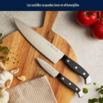Juego de cuchillos de cocina con bloque Henckels Statement 13550-005 de 15 piezas mango blanco