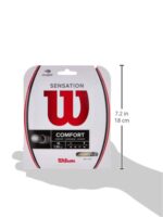 Wilson Sensation - Juego de cuerda para raqueta de tenis y carrete de 200 m