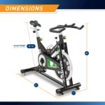 Bicicleta de Spinning Marcy XJ-3220 Club Revolution 300 lb Cardio Volante Equilibrado