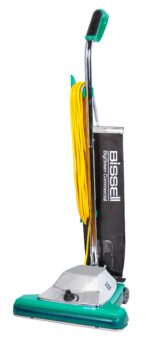 Aspiradora vertical Bissell BigGreen Commercial BG102 ProShake 870 W, trayectoria 16 pulgadas, bolsa reutilizable, barra