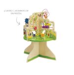 Manhatan Toy, Libro de cuentos niño de madera/Centro de actividades de aventura, Multicolor