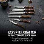 Victorinox Grand Maître Chef's - Cuchillo ergonómico con hoja recta innovadora - Mango de madera - 8 pulgadas 7.7400.20G