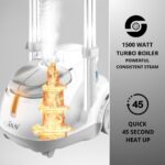 Vaporizador vertical SALAV GS45-DJ 1500W depósito 1.9L +60min con percha y pedales