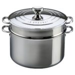 Olla de acero inoxidable de tres capas Le Creuset SSP3200-26 9 cuartos de galón