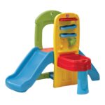 Escalador con balón para niños Step2 Play Fun, duradero, para exterior o interior, toboganes para niños y escalador con