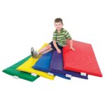 Children's Factory Alfombrillas para siesta para niños pequeños, tapete para siesta de arcoíris para guardería y preesco