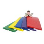 Children's Factory Alfombrillas para siesta para niños pequeños, tapete para siesta de arcoíris para guardería y preesco