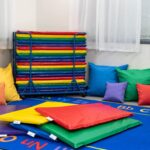 Children's Factory Alfombrillas para siesta para niños pequeños, tapete para siesta de arcoíris para guardería y preesco
