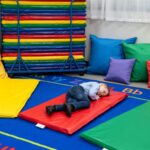 Children's Factory Alfombrillas para siesta para niños pequeños, tapete para siesta de arcoíris para guardería y preesco