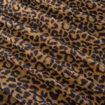 Juego de edredón San Angelo HiEnd Accents WS4287-FL-CT 4 piezas matrimonial cachemira falda leopardo estilo rústico occi