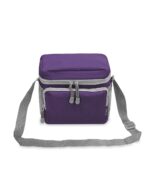 Bolsa para almuerzo Everest Luggage CB6-EGP/GRY color berenjena púrpura con gris