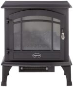 Estufa Eléctrica de Cuarzo Infrarrojo Comfort Glow EQS5140 Sanibel, Vista Panorámica 3 Caras, 1,000 W + 500 W, Acabado N