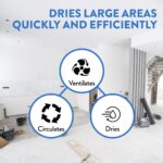 Air Mover Dri-Eaz Velo PRO 114969 F505 885 CFM secadora profesional alfombras paredes pisos